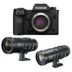 Fujifilm X-H2S Camera with MKX18- 55mm T2.9 Lens  and  MKX50-135mm T2.9 Lens