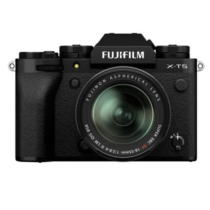 FUJIFILM X-T5 Mirrorless Digital Camera (Black) with 18-55mm Lens