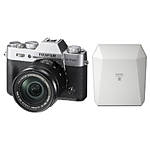 Fujifilm X-T20 Camera Silver w/16-50mm Lens and White SP-3 SQ Printer