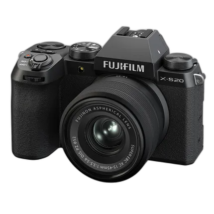 Fujifilm X-S20 Mirrorless Camera with XC15-45mmF3.5-5.6 OIS PZ Lens Kit