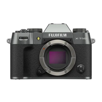 Fujifilm X-T50 Digital Camera (Body Only, Charcoal Silver)