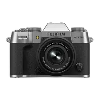 Fujifilm X-T50 Digital Camera (Silver) with XC 15-45mm Lens 0