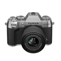 Fujifilm X-T50 Digital Camera (Silver) with XC 15-45mm Lens 1