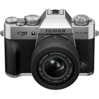 FUJIFILM X-T30 III Mirrorless Camera Body with XC13-33mm Lens Kit - Silver 9