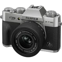 FUJIFILM X-T30 III Mirrorless Camera Body with XC13-33mm Lens Kit - Silver 10