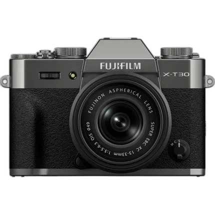 FUJIFILM X-T30 III Mirrorless Camera Body with XC13-33mm Lens Kit - Charcoal