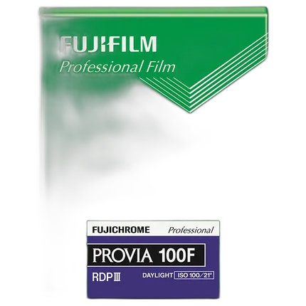 Fujifilm Fujichrome Provia 100F Pro RDP-III Color Transparency Film (4x5)