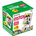 Fujifilm Instax Mini Film Five Pack (50 Pictures) 5-SINGLE PACKS