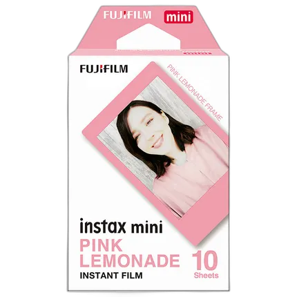 Fujifilm INSTAX MINI Pink Lemonade Instant Film (10 Exposures)