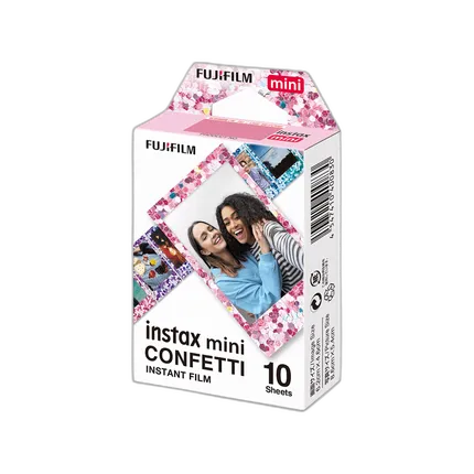 Fujifilm INSTAX Mini Confetti Film Instant Film (10 Exposures)