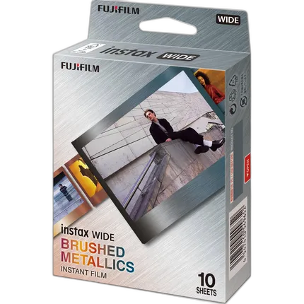 Fujifilm Instax Wide Brushed Metallics Film 10 SHOTS