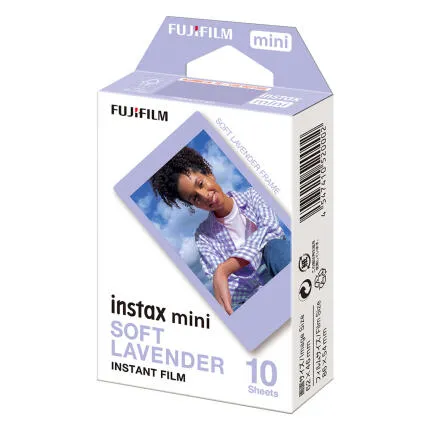 FUJIFILM instax mini Soft Lavender Instant Film (10 Exposures)