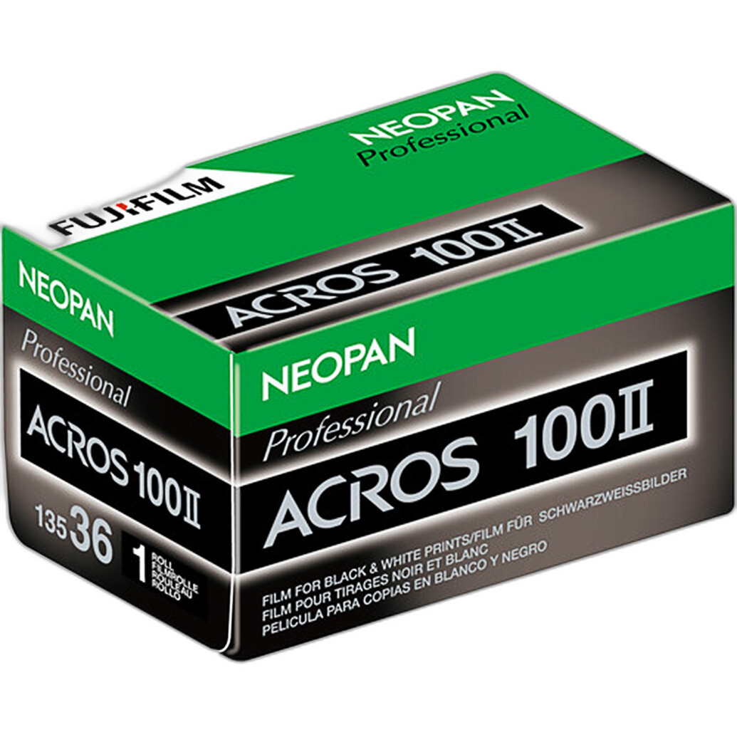 Fujifilm Neopan 100 Acros II film box