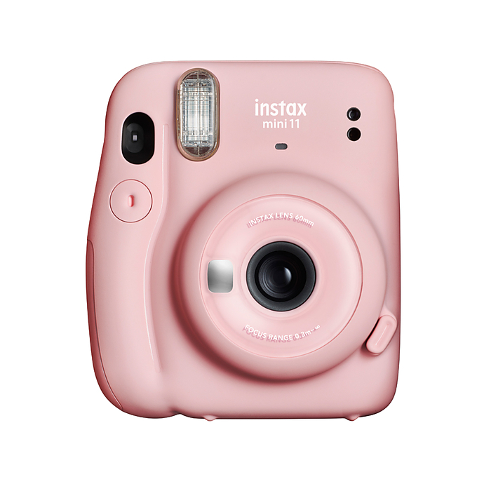 pink camera that prints pictures
