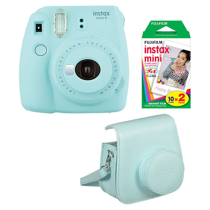 Beter Sneeuwstorm aansporing Fujifilm Instax Mini 9 Ice Blue Camera with Film and Groovy Case | Instant  Film Cameras | Fujifilm at Unique Photo