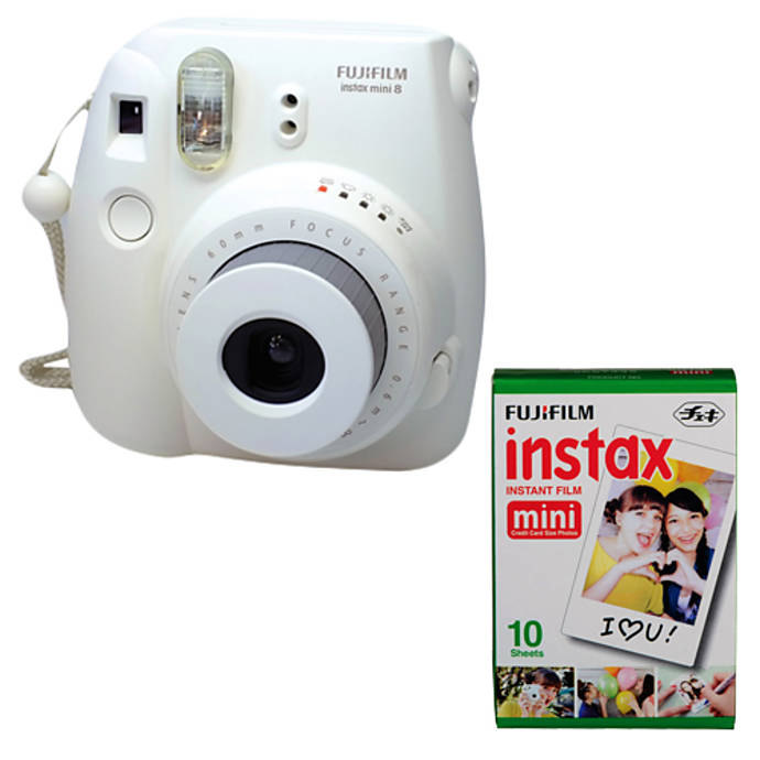 tuin aanraken optie Fujifilm Instax Mini 8 Instant Film Camera (White) with Twin Pack Film | Instant  Film Cameras | Fujifilm at Unique Photo