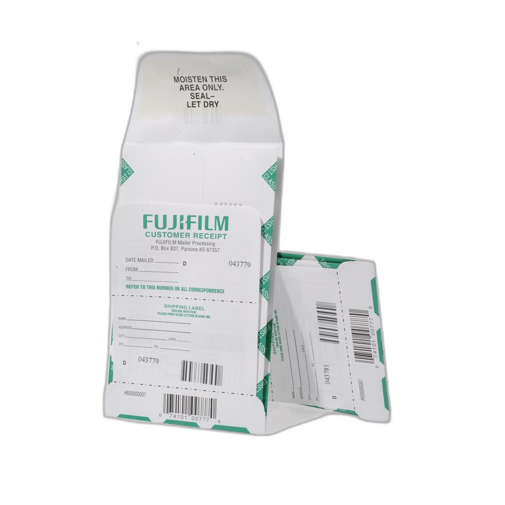 Fujifilm Pre-Paid Processing Mailer 36 Exp(or 120) E-6/FujiChrome/Ektachrome