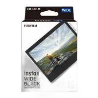 Fujifilm INSTAX WIDE Black Instant Film (10 Exposures) 0