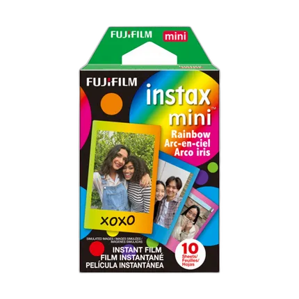 Fujifilm INSTAX Mini Rainbow Instant Film (10 Exposures)