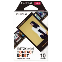 Fujifilm INSTAX MINI Contact Sheet Instant Film (10 Exposures) 0