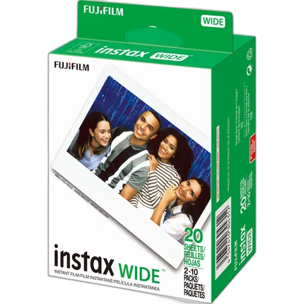 Fujifilm INSTAX WIDE Instant Film (20 Exposures) FOR 210/300/400 CAMERAS