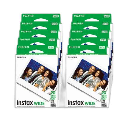 Fujifilm Instax Instant Wide Film 10x Twin Packs (200 Pictures) 300/400 CAMS