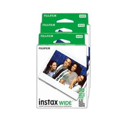 Fujifilm Instax Instant Wide Film 3x Twin Packs (60 EXP) 210/300/400 CAMERAS