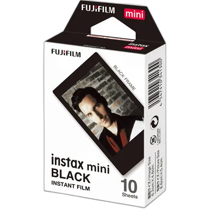 Fujifilm INSTAX MINI Black Instant Film (10 Exposures)