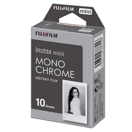 Fujifilm INSTAX MINI Monochrome Instant Film (10 Exposures)
