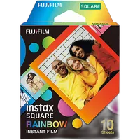 Fujifilm INSTAX SQUARE Rainbow Instant Film (10 Exposures) 0