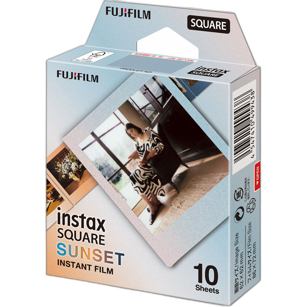 Fujifilm INSTAX SQUARE Sunset Instant Film for creative instant photography