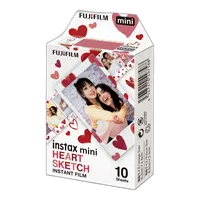 Fujifilm INSTAX MINI Heart Sketch Instant Film (10 Exposures) 0