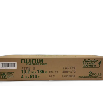Fujifilm 4 In. x 610 Ft. Paper Crystal Archive Type II Lustre (1 Roll)