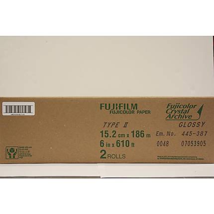 Fujifilm 6 In. x 610 Ft. Paper Crystal Archive Type II Glossy (Roll)