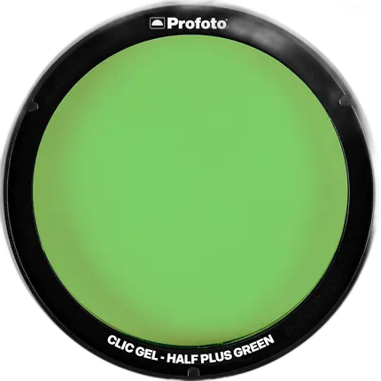 Profoto Clic Gel Half Plus Green