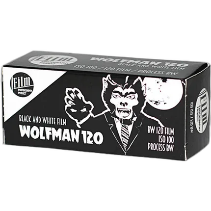 Film Photography Project FPP Wolfman 120 Black and White Film 100 ISO
