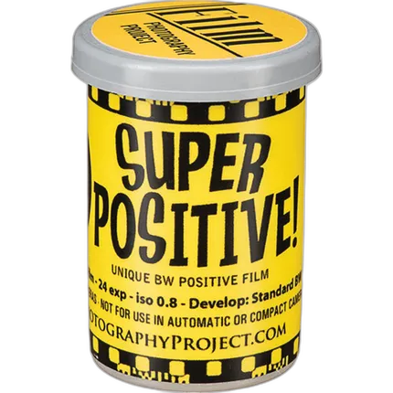 Film Photography Project FPP Super Positive 35mm B and W Film ISO 0.8 24ex