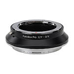 Fotodiox Pro Lens Mount Adapter, Contax/Yashica (CY) SLR Lens to Fuji GFX
