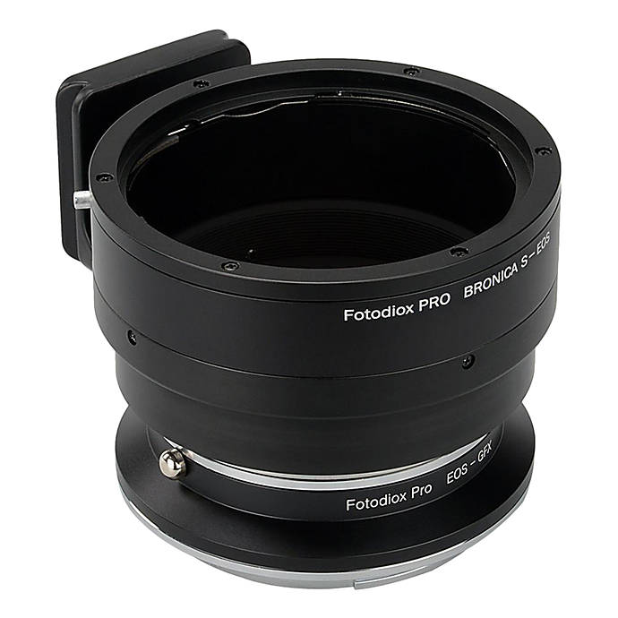 Fotodiox Pro Lens Mount Double Adapter, Bronica S Mount to Fuji GFX Lens Adapters FotodioX