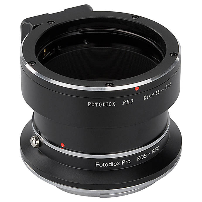 Fotodiox Pro Lens Mount Double Adapter, Kiev 88 SLR and Canon EOS to