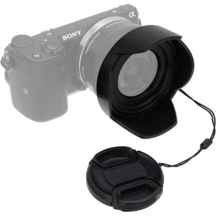 Fotodiox Reversible Lens Hood Kit for Sony E PZ 16-50mm F3.5-5.6 OSS E-mount