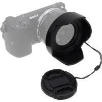 Fotodiox Reversible Lens Hood Kit for Sony E PZ 16-50mm F3.5-5.6 OSS E-mount 0
