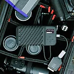 GNARBOX 2.0 SSD (1TB) Rugged Backup Device w/2x Batteries, CFast Reader,  and  D 6