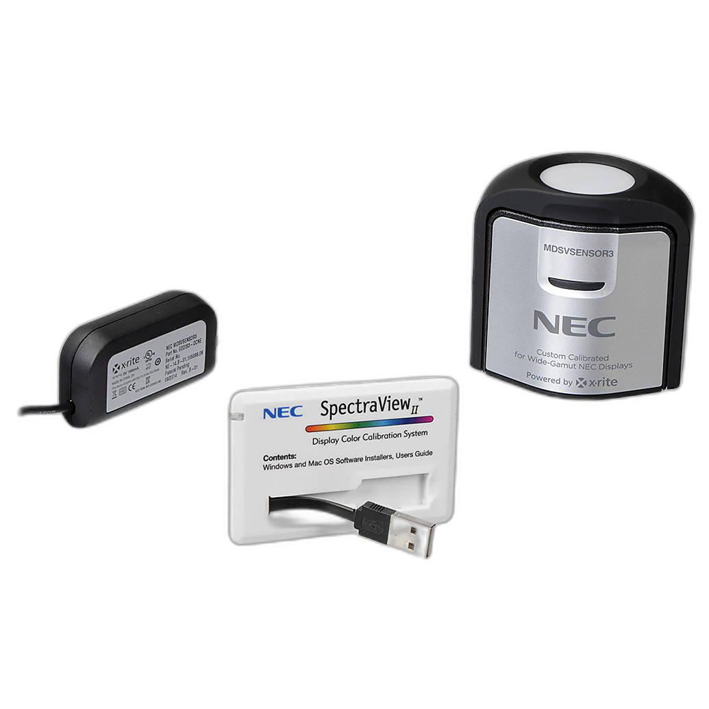 NEC Color Sensor and SpectraView II Software Kit with calibration software