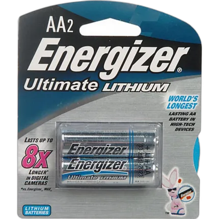 Energizer AA 2pk 9X Ultimate Lithium Battery L91BP2