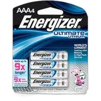 Energizer AAA 4pk 9X Ultimate Lithium Battery L92BP4 0