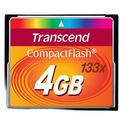 Transcend 4GB 133x Compact Flash Memory Card