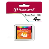 Transcend 4GB 133x Compact Flash Memory Card 1