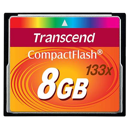 Transcend 8GB 133x Compact Flash Card
