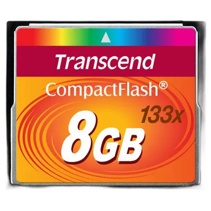 Transcend 8GB 133x Compact Flash Card